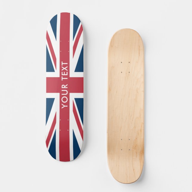 The Union Jack brittiska flaggan skateboard  (Framsida)
