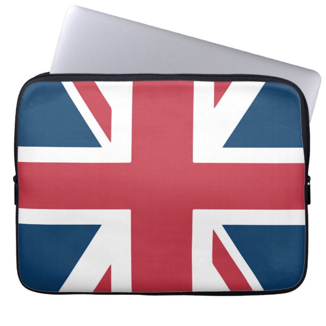 The Union Jack brittiska flaggans laptopsleeve Laptop Fodral (Framsidan)