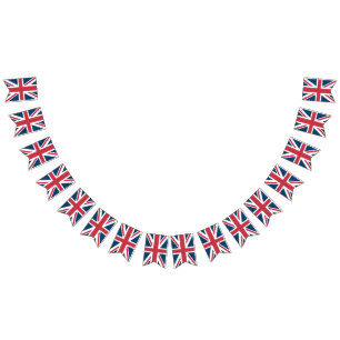 The Union Jack - Flaggor för girlander