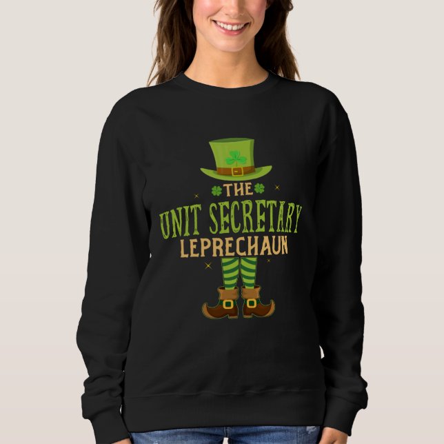 The Unit Secretary Leprechaun  Matching St Patrick T Shirt (Framsida)