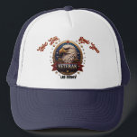 The United States Armed Services Retired Custom Keps<br><div class="desc">Celebrate a legacy of service with this never forget trucker’s hat. Featuring a comfortable mesh back, adjustable snap closure, and bold embroidered insignia, it’s the perfect blend of classic Americana and military pride. Wear it as a tribute to years of dedication at sea, or simply as a timeless accessory with...</div>
