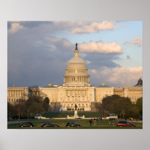 The United States Capitol Building i Poster