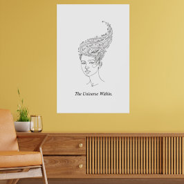 The Universe Within Minimalist Poster - Celestial 