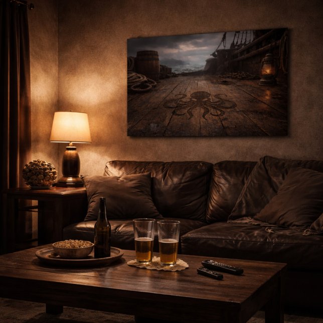 The Unmanned Deck — Pirate Ship Scene Poster (Skapare uppladdad)