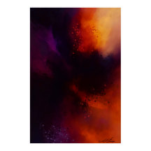 The Unraveling Flame Abstract