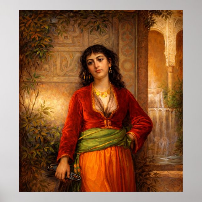 The Unwelcome Companion by John William Waterhouse Poster (Framsidan)