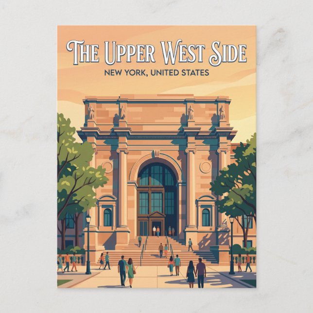 The Upper West Side New York State Vykort (Framsida)