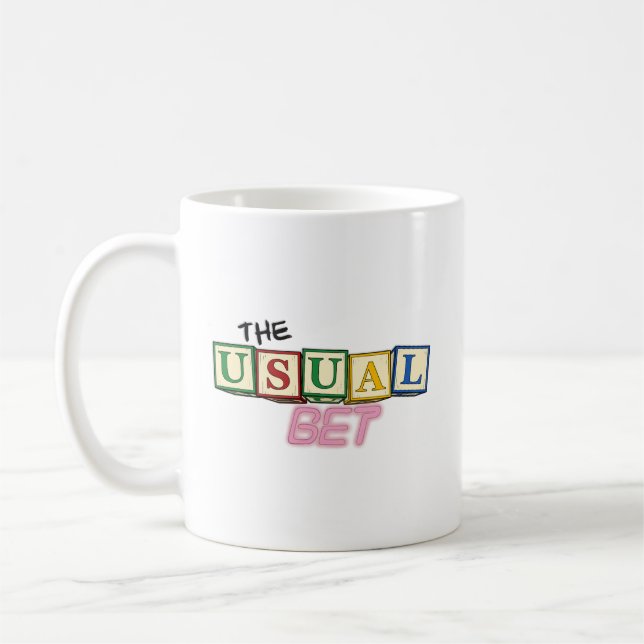 The Usual Bet Logotyp Mugg (Vänster)