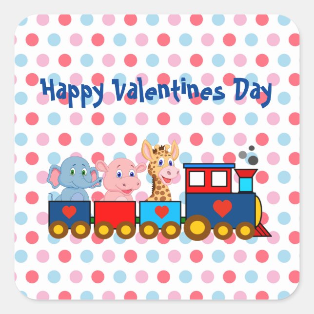 The Valentine Train Klistermärke (Framsida)