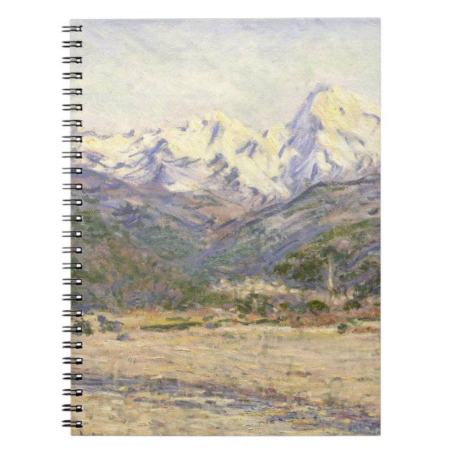 The Valley of the Nervia Claude Monet Anteckningsbok (Framsidan)