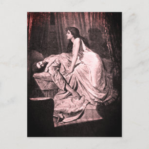 The Vampire (Philip Burne-Jones, 1897) Vykort