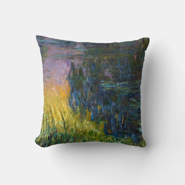 The Vatten Lilies - Setting Sol, Claude Monet, 191 Kudde (Framsida)