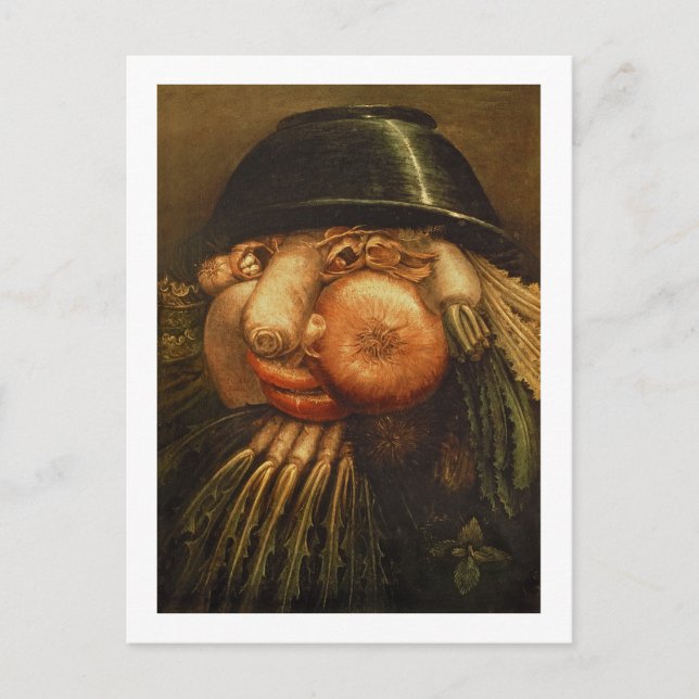The Vegetable Gardener, c.1590 (olja på panelen) Vykort (Framsida)