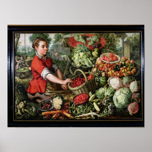 The Vegetable Seller Poster (Framsidan)