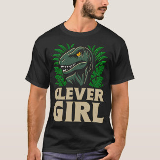 The Velociraptor Clever Girl Quote T Shirt