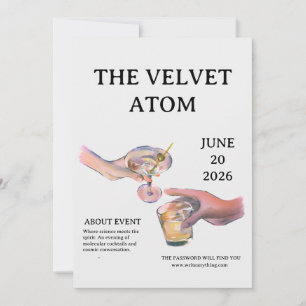 The Velvet Atom: En molekylär cocktail-event