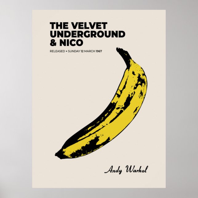 The Velvet Underground & Nico Poster (Framsidan)