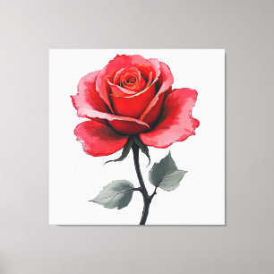 The Versatility of Blooming Roses in Art Canvastryck