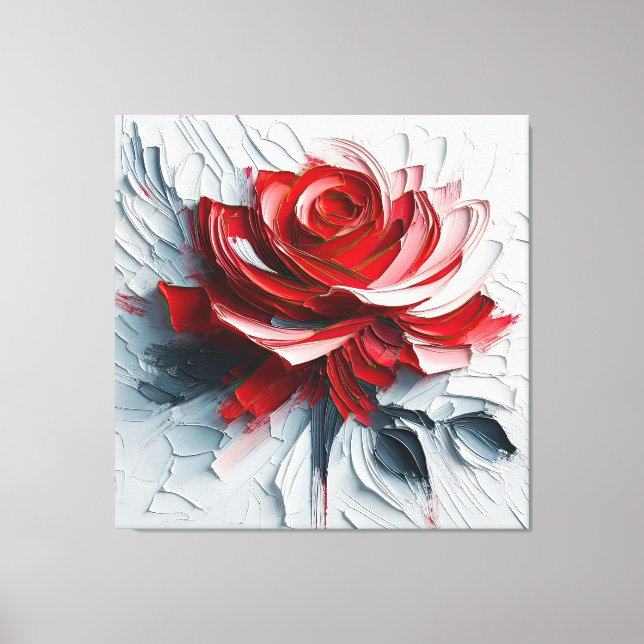 The Versatility of Blooming Roses in Art Canvastryck (Framsida)