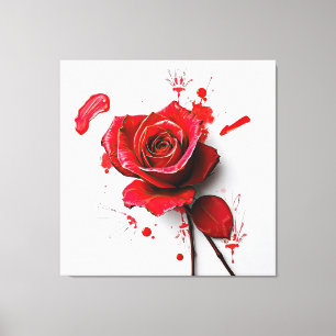 The Versatility of Blooming Roses in Art Canvastryck