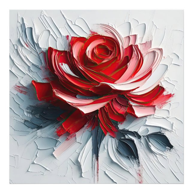 The Versatility of Blooming Roses in Art Fototryck (Framsidan)