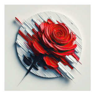 The Versatility of Blooming Roses in Art Fototryck