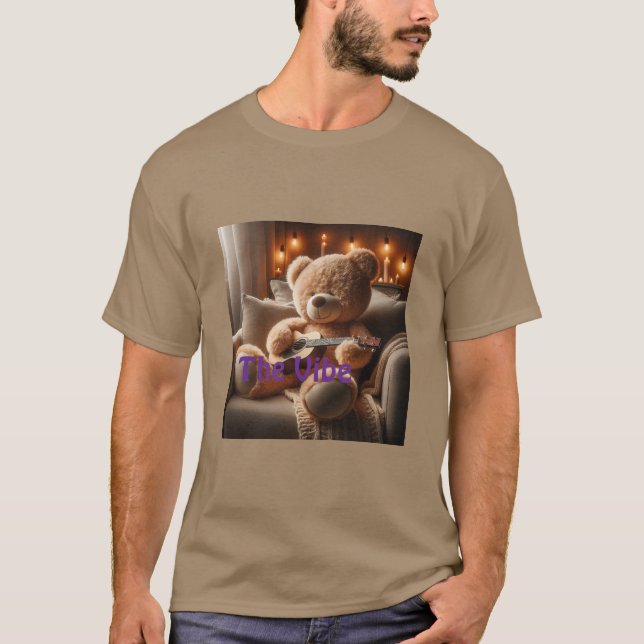 The Vibe Bear  T Shirt (Framsida)