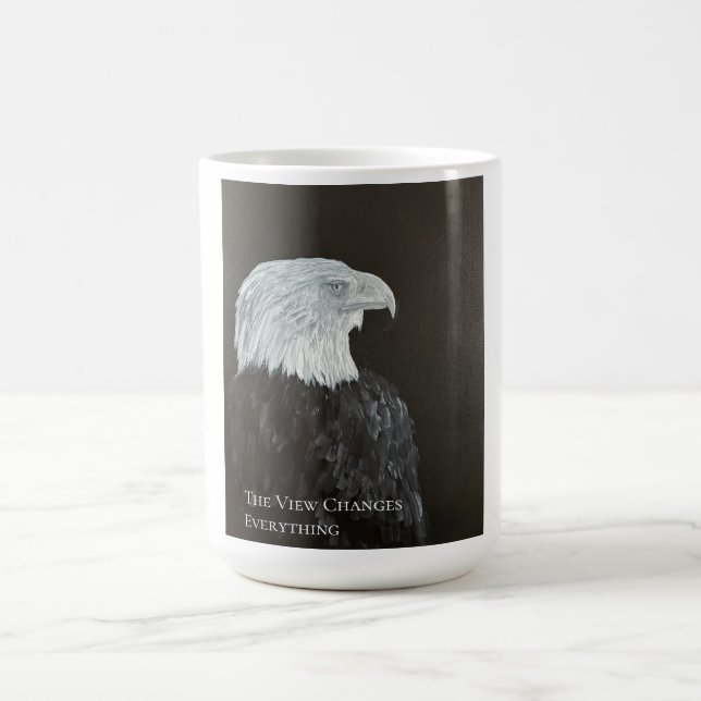 The View Changes Everything Eagle-kort Kaffemugg (Center)