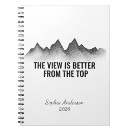 The View Is Better From The Top I Personalized Anteckningsbok