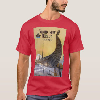 The Viking Ship Museum Travel Poster T Shirt