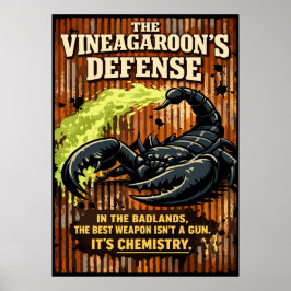 The Vinegaroon's försvarsskorpionkonst Poster