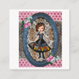 The Violet Paper Doll: A Tale of Plum & Petals Tilläggskort