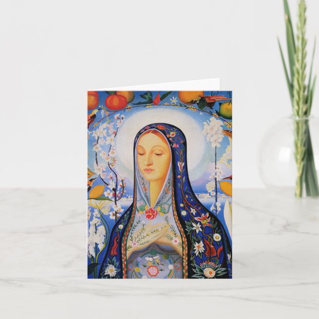 The Virgin - Joseph Stella Kort (Framsida)