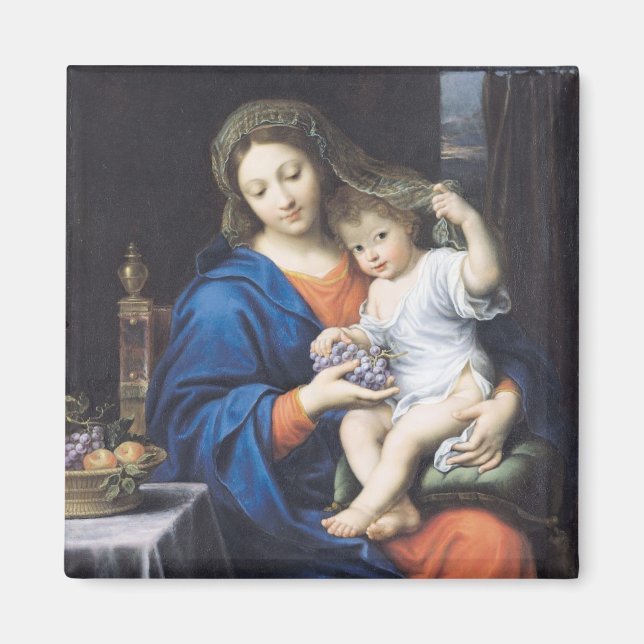 The Virgin of the Grapes, 1640-50 Magnet (Framsidan)