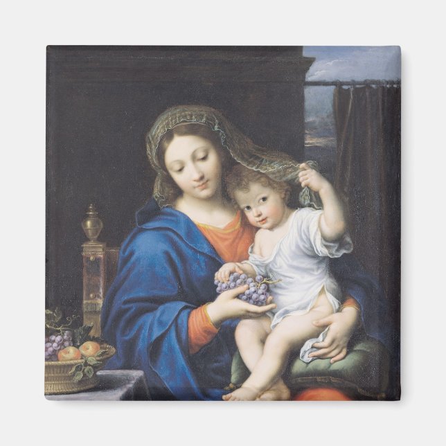 The Virgin of the Grapes, 1640-50 Magnet (Framsidan)