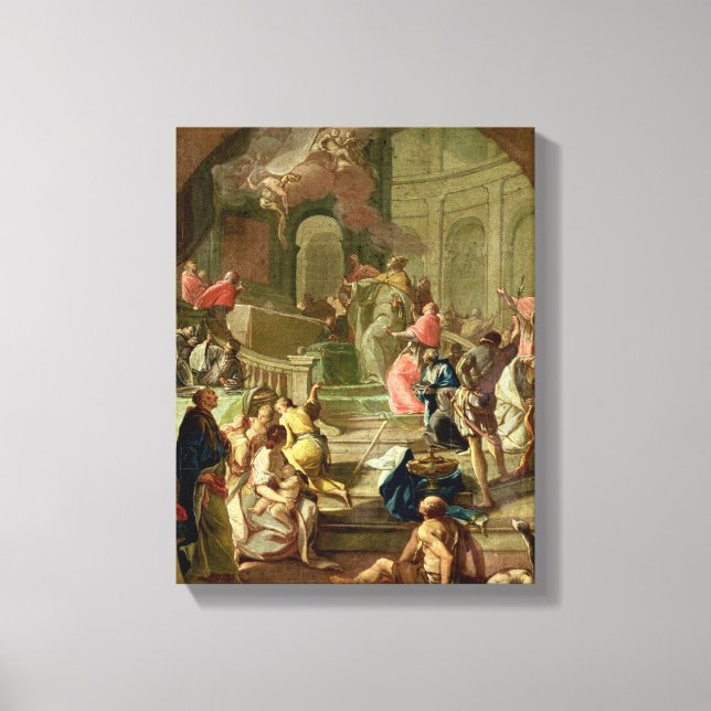 The Vision of St. Benedict, 1760 Canvastryck (Framsida)