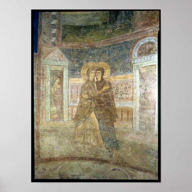 The Visitation, detail from the chapel interior Poster (Framsidan)