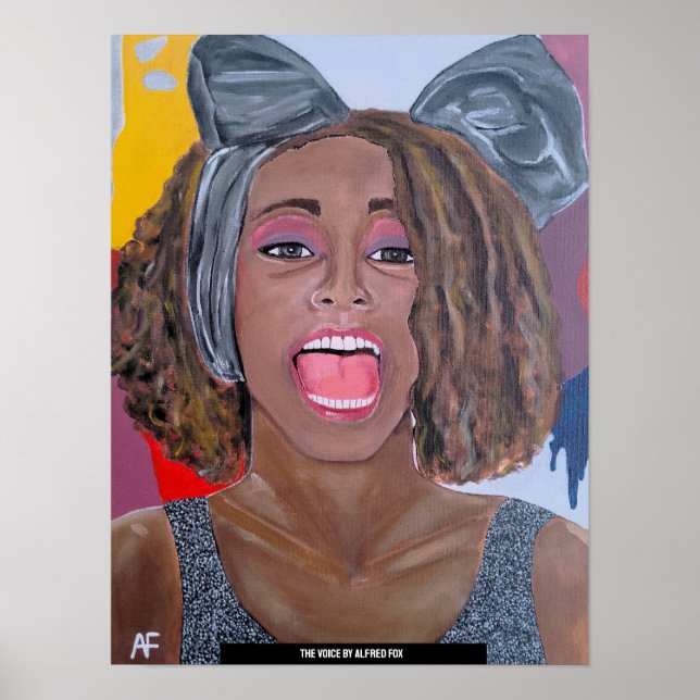 The Voice Painting by Alfred Fox Poster (Framsidan)