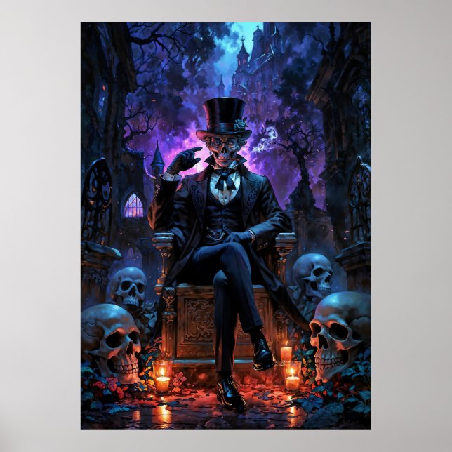 The Voodoo Gentleman Baron Samedi Poster (Framsidan)
