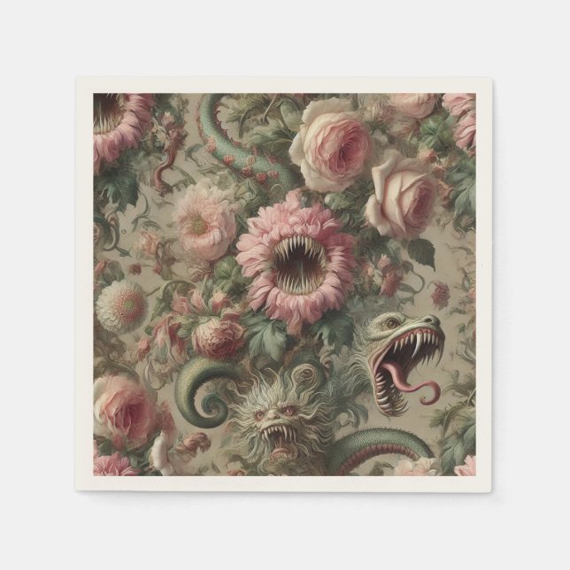 The Voracious Verdants – Gothic Victorian Pappersservett (Framsidan)