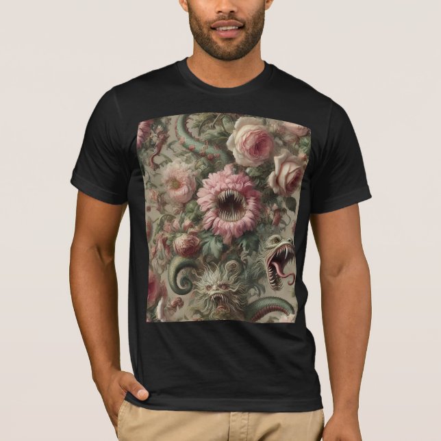 The Voracious Verdants – Gothic Victorian T Shirt (Framsida)