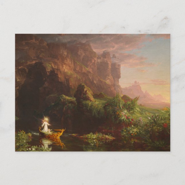 The Voyage of Life: Barndom av Thomas Cole Postc Vykort (Framsida)