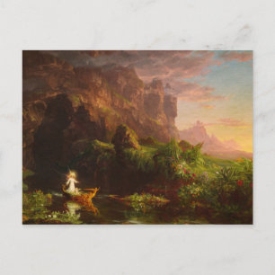 The Voyage of Life, Childown, 1842 by Thomas Cole Inbjudan Vykort