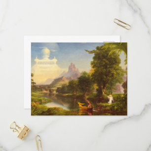 The Voyage of Life, Youth, 1842 av Thomas Cole Inbjudan Vykort