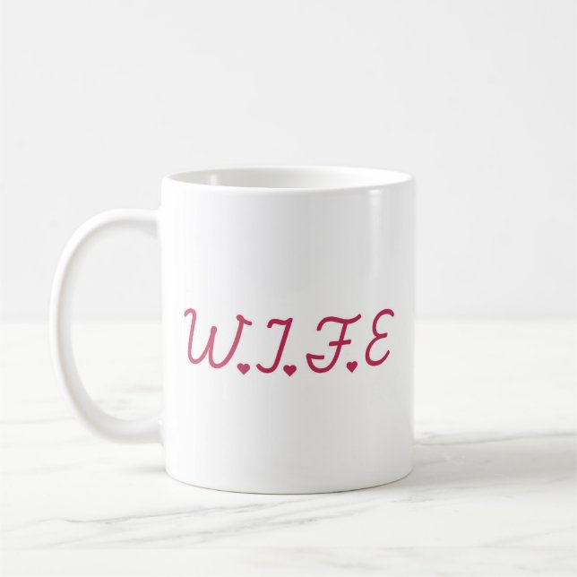 The W.I.F.E mug Kaffemugg (Vänster)
