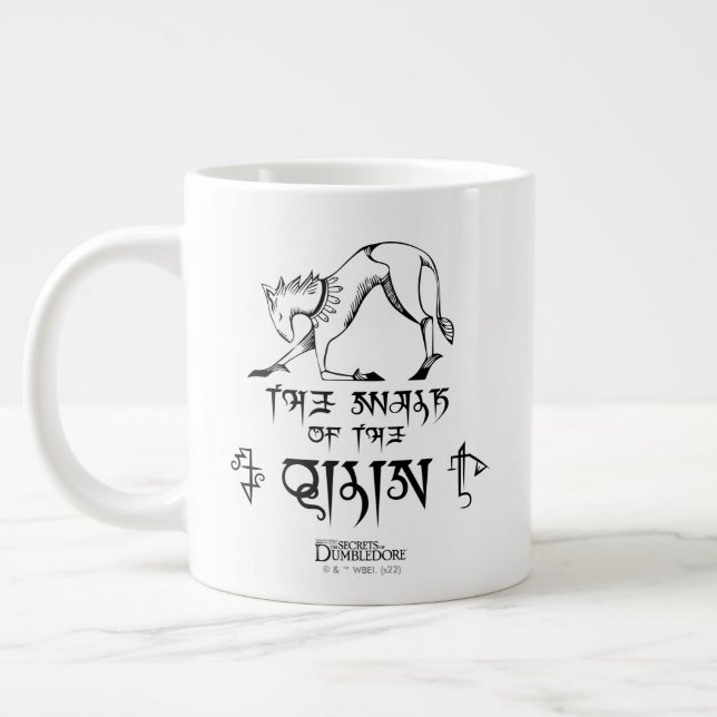 The Walk of The Qilin Line Graphic Jumbo Mugg (Vänster)