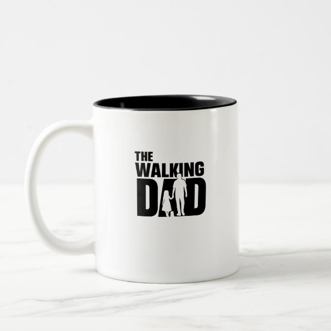 The Walking Dad Mugg – Fars dag dotter och pappa (Vänster)