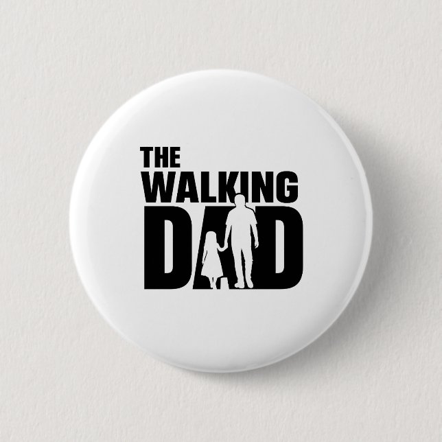 The Walking Dad Pappa-Dotter-Knappen Knapp (Framsida)