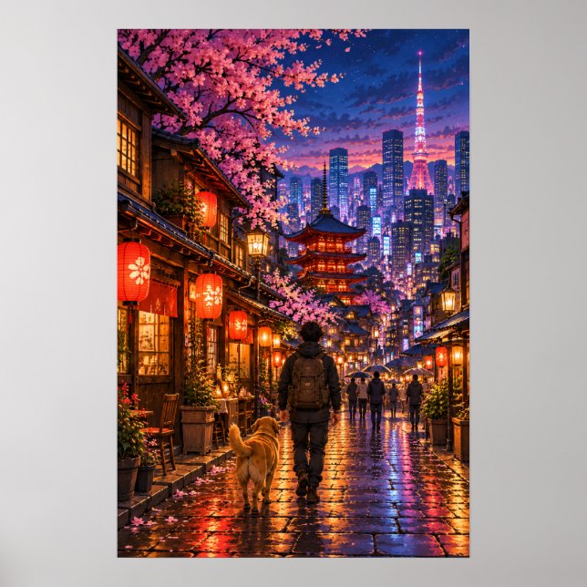 The Wanderer Tokyo Poster (Framsidan)