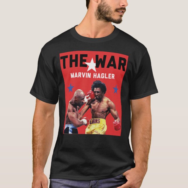 The war Hagler v Hearns Essential T-Shirt (Framsida)